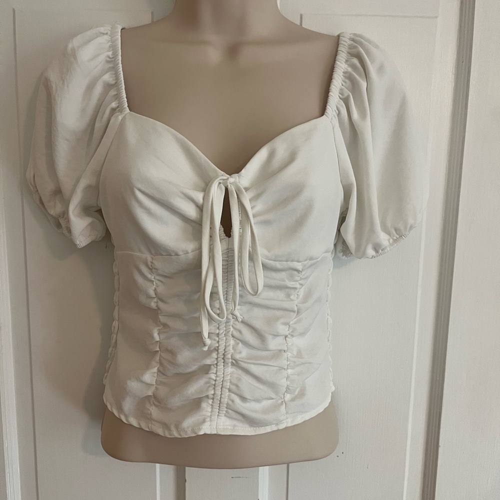 Sienna Sky White Blouse!